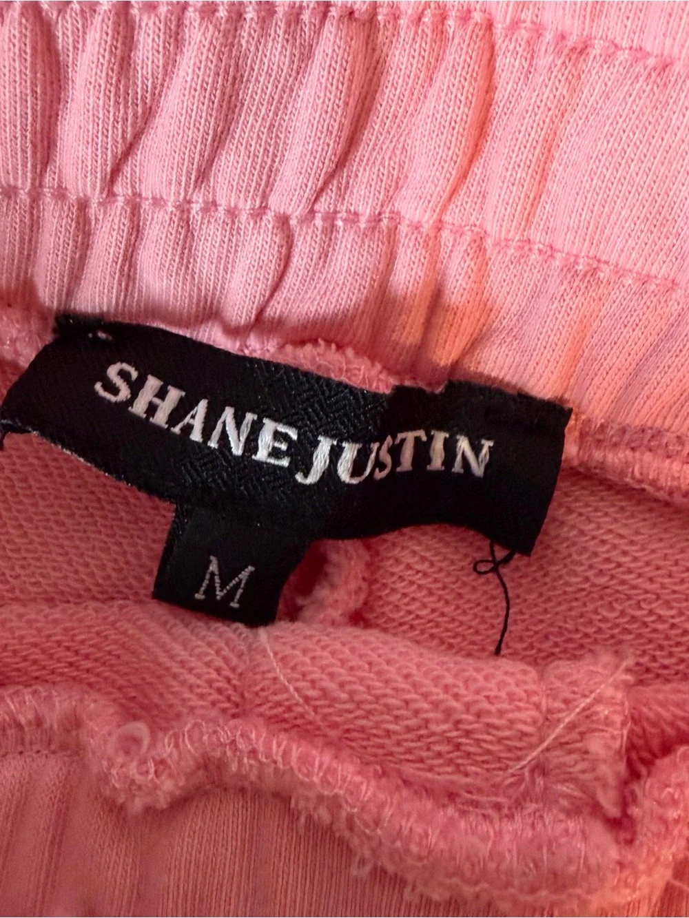 Shane Justin Pink Girls' Short-Sleeve zip up and matching shorts set